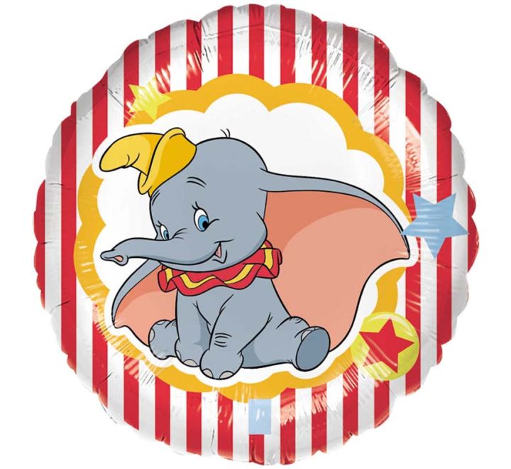 Disney Dumbo Elephant - 18" Foil Helium (Optional Helium Inflation)