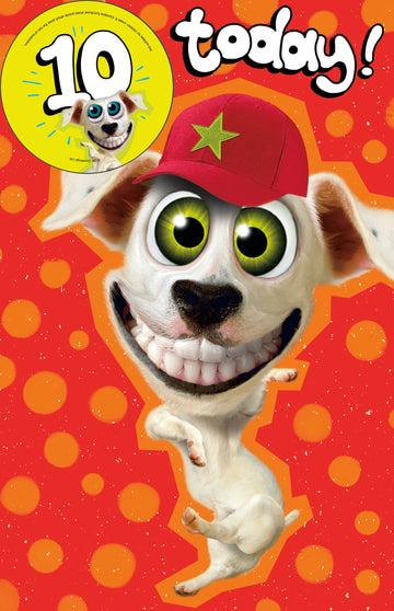 Hanson | Birthday Card 10 Year Boy Juv | Happy Birthday Gifts | With Envelope