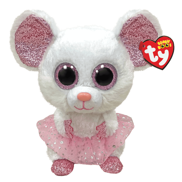 Ty Beanie Boos Medium - Nina the Mouse
