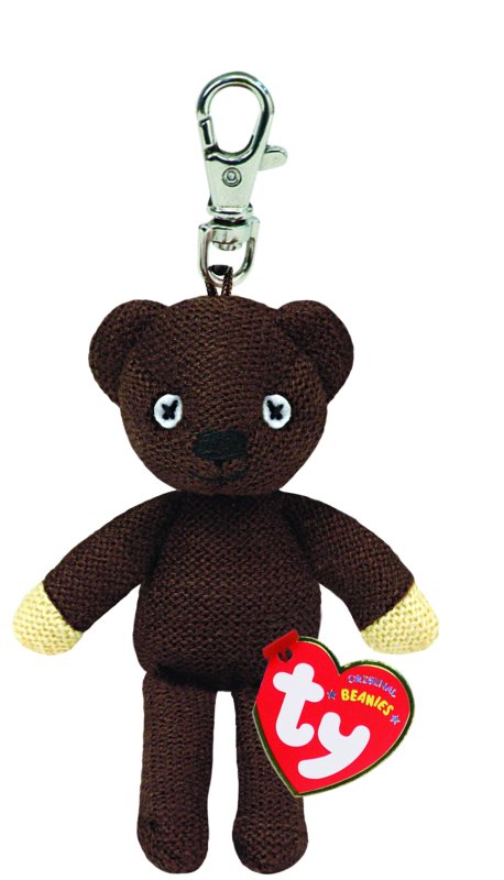 Ty Key Clip - Teddy (Mr Bean)