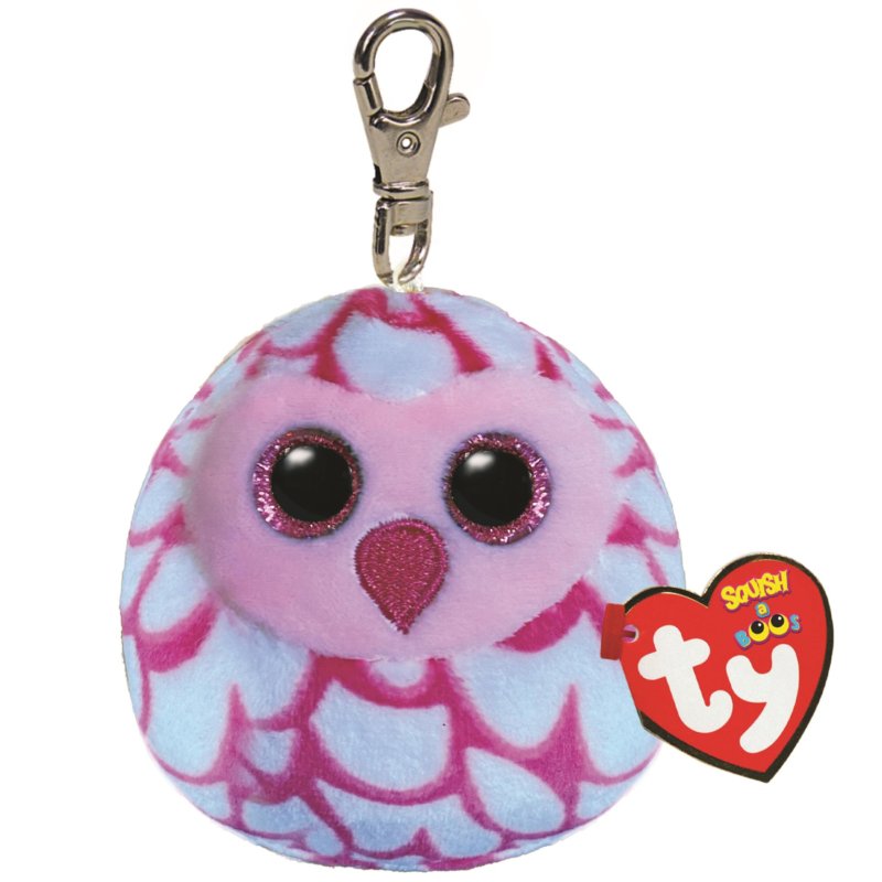 Ty Key Clip - Pinky the Owl