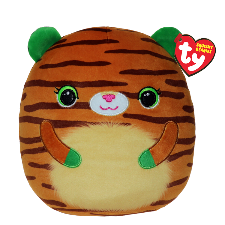 Ty Squishy Beanies 10" - Tiggy the Tiger