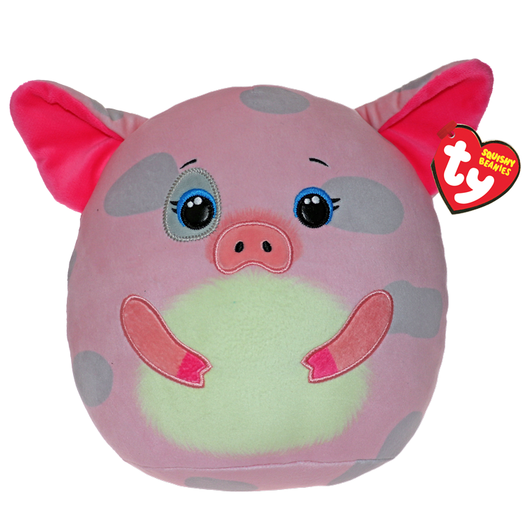 Ty Squishy Beanies 14" - Hambone the Pig