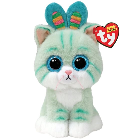 TY Beanie Boo - Gumdrop Cat - Medium 6" Easter 2025