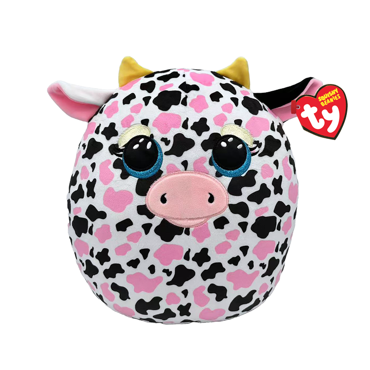Ty Squishy Beanies 10" - Milkshake the Cow