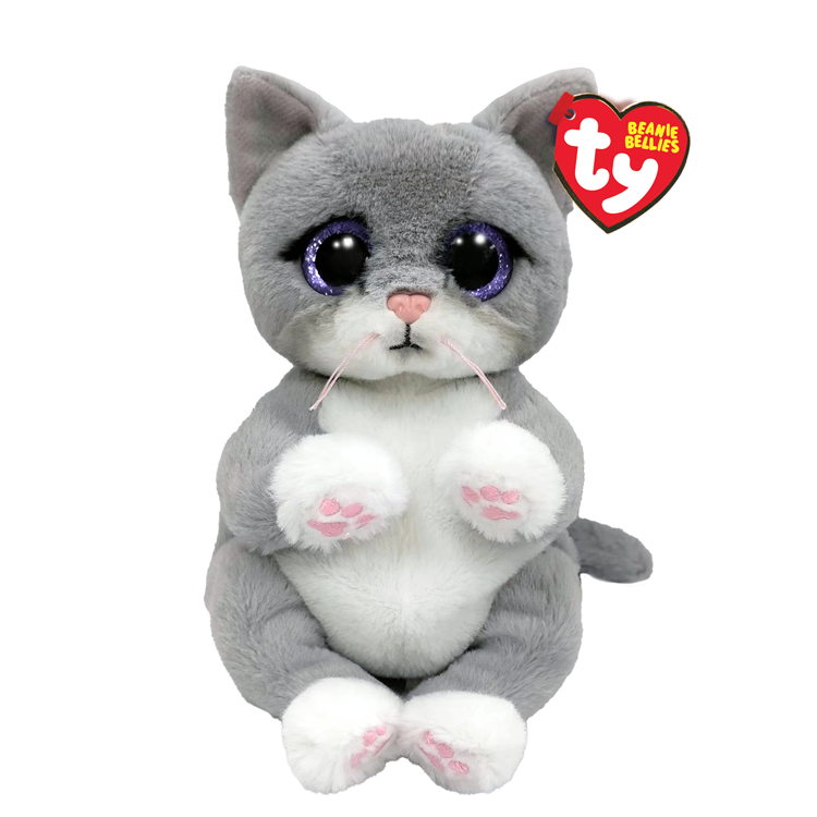 Ty Beanie Bellies Regular - Morgan the Grey Cat