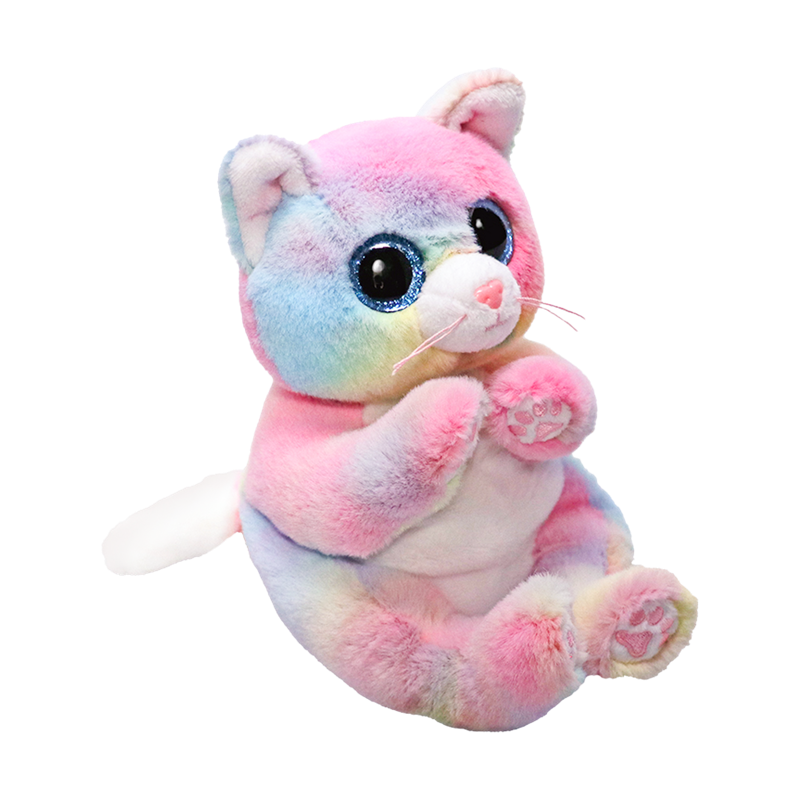 Ty Beanie Bellies Regular - Jenni the Rainbow Cat