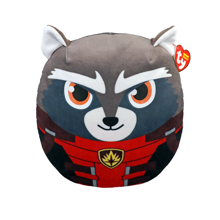 Ty Squishy Beanies 10" - Rocket (Marvel)