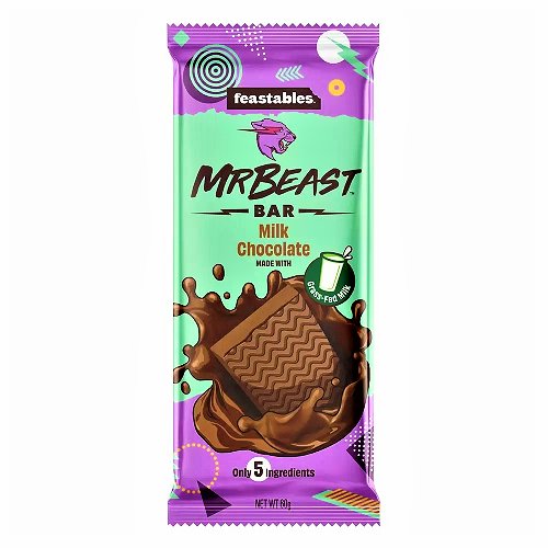 Feastables MrBeast Milk Chocolate Bar 60g