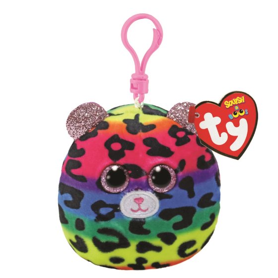 TY Beanie - Dotty Leopard Squishy Clip