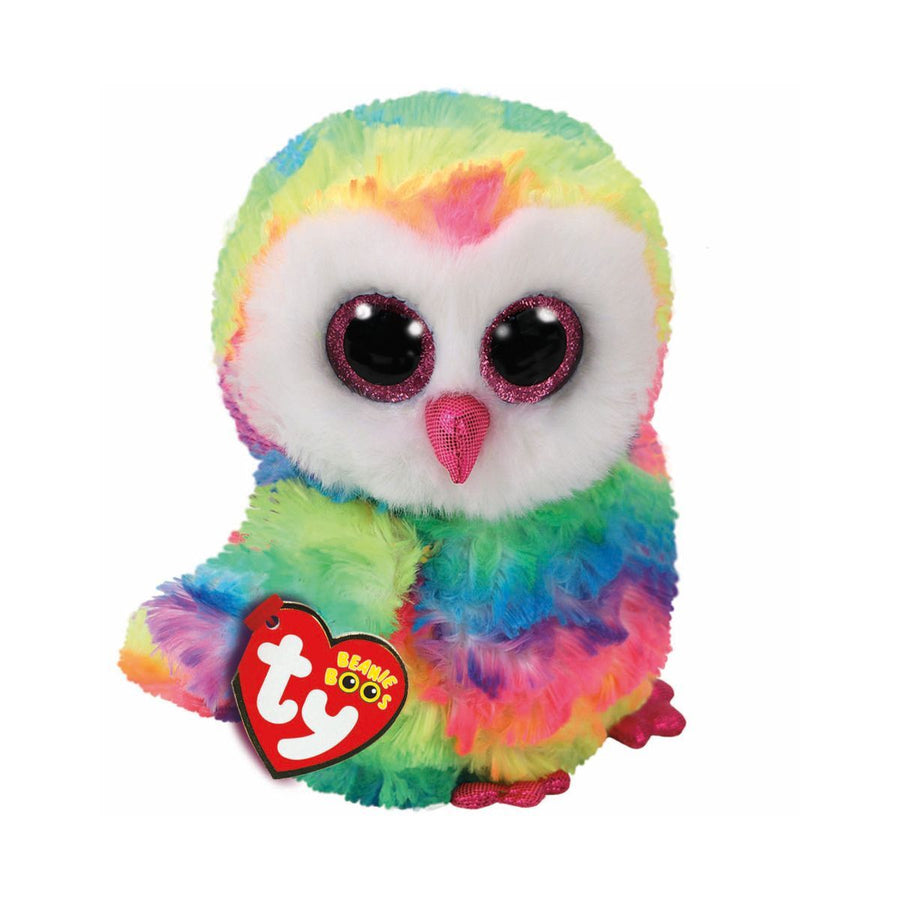 TY Beanie Boo - Owen The Rainbow Owl