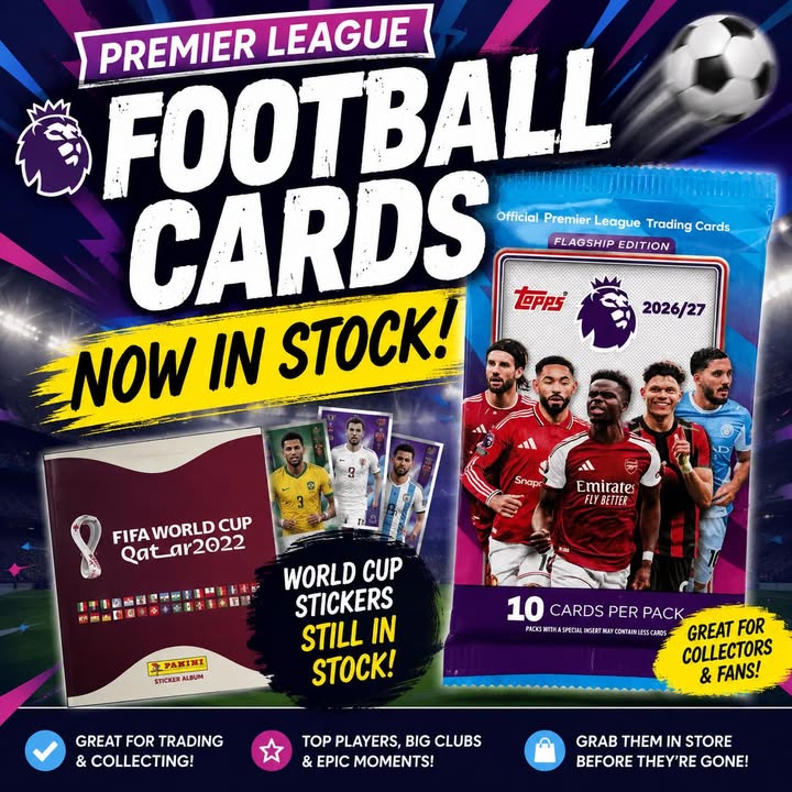 Topps Premier League 2026/27 cards are here!