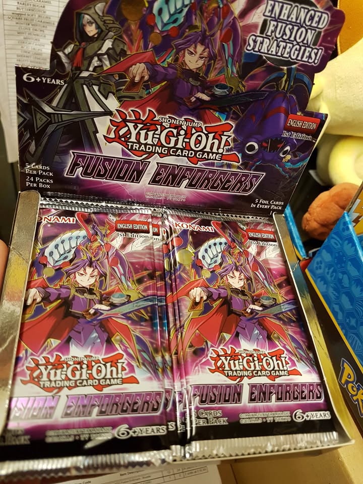 Yu-Gi-Oh Fusion Enforcers boosters now in stock