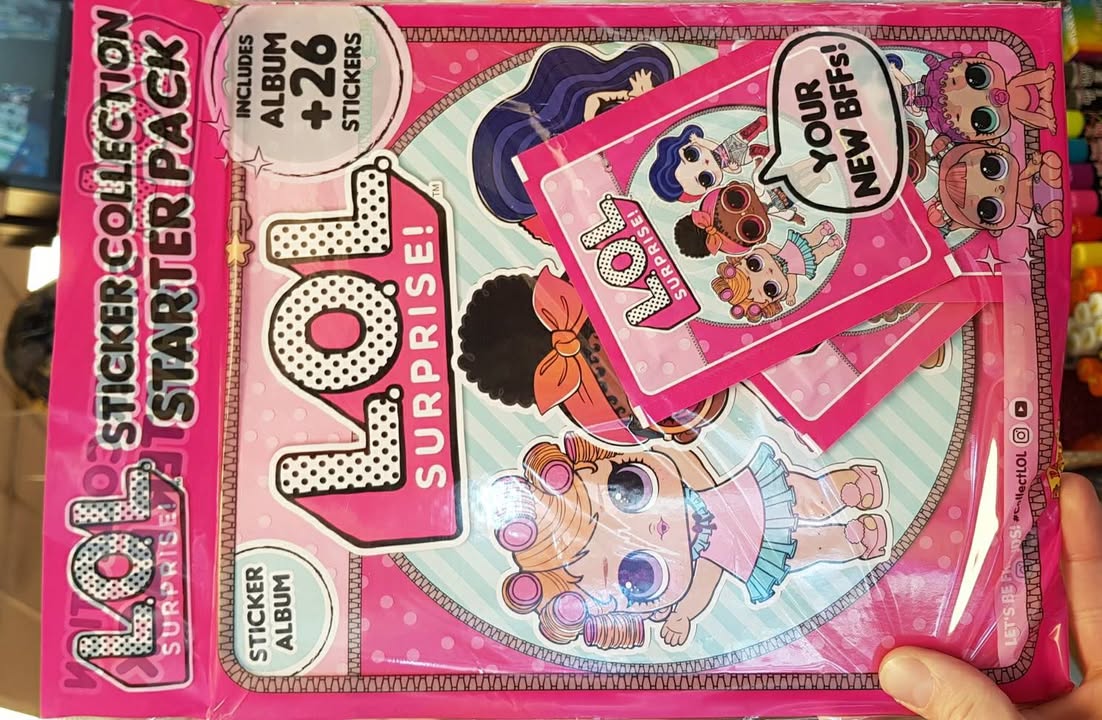 LOL Surprise sticker packs now in stock