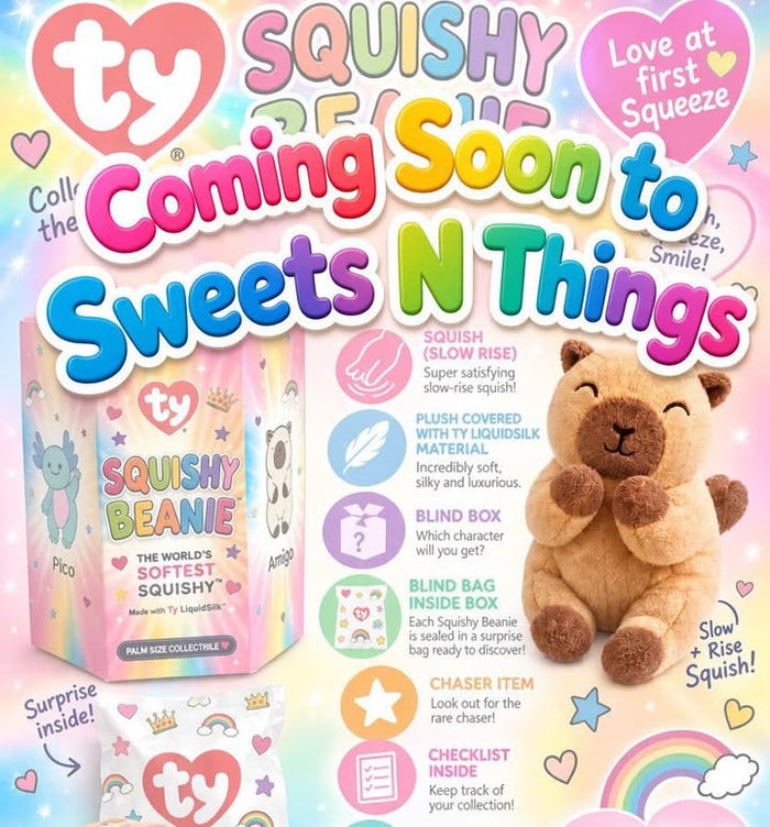 TY Squishy Beanies Coming Soon!