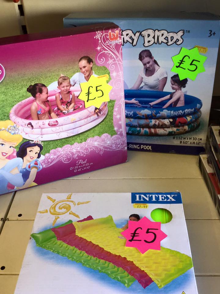 Summer fun – paddling pools at £5