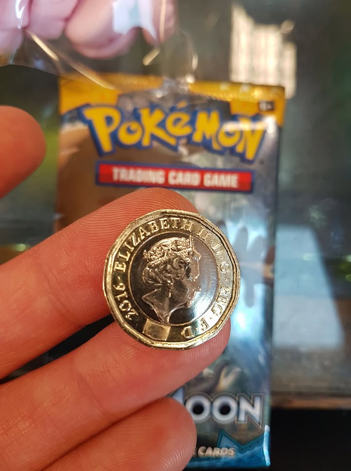 We've got our first new £1 coin in!