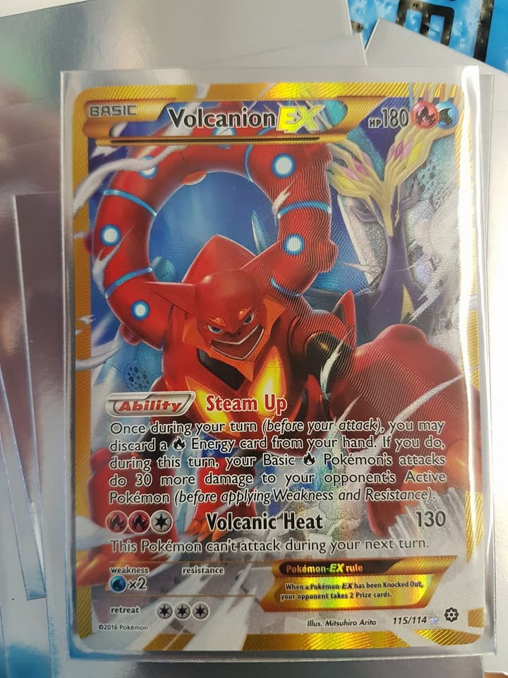 Volcanion EX card just came in!