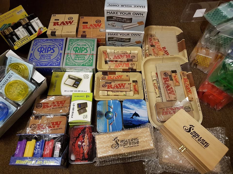 Rolling supplies and lighters in stock now