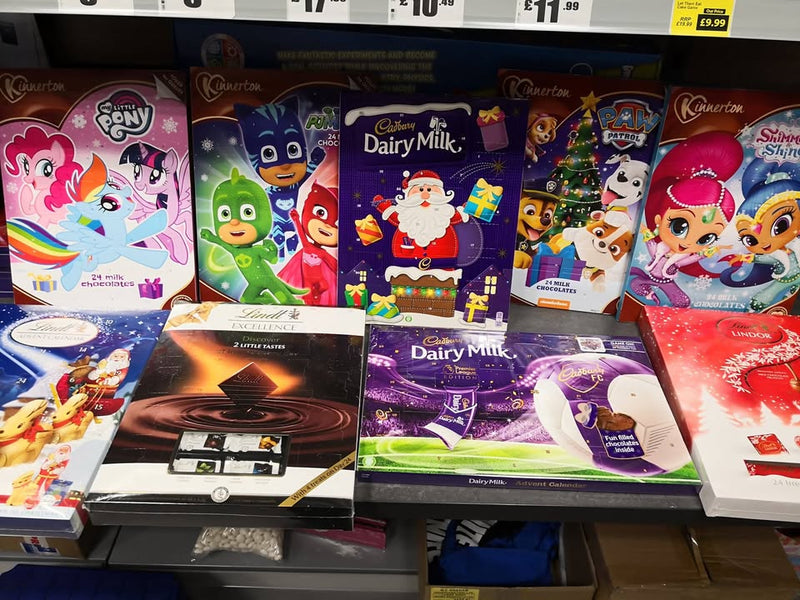 Chocolate advent calendars are here