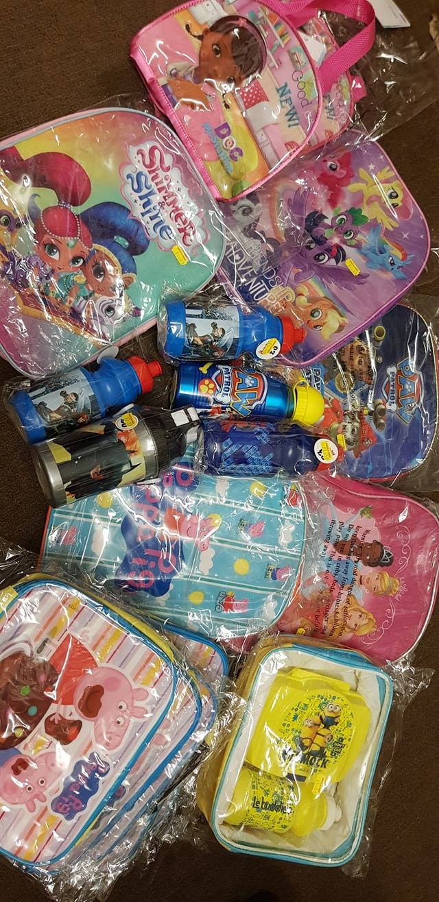 Back to school bags and bottles from £1.50