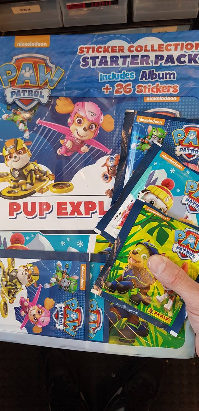 Paw Patrol stickers now in stock