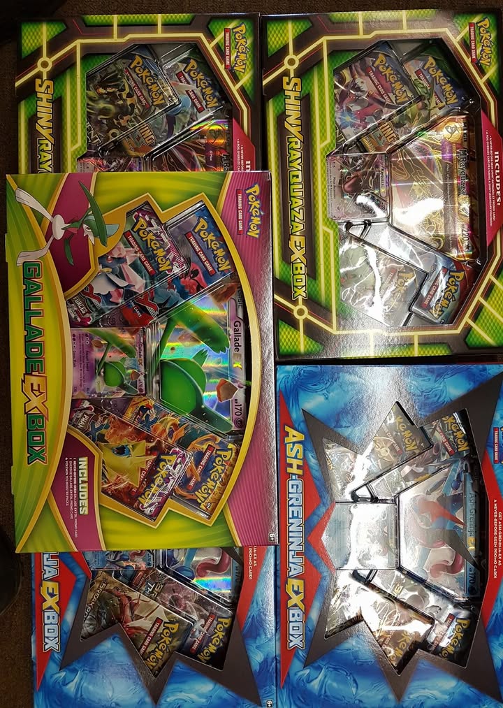 Fresh Pokémon EX boxes just arrived