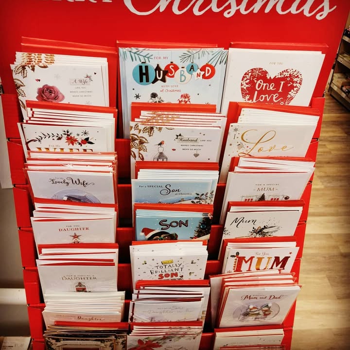 Christmas cards clearance – better than half price