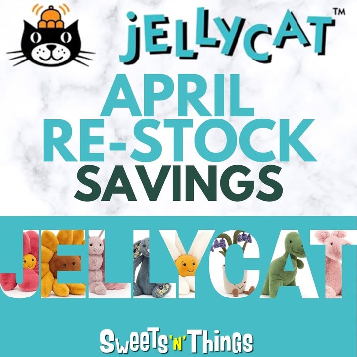 Jellycat April Re-Stock & Savings