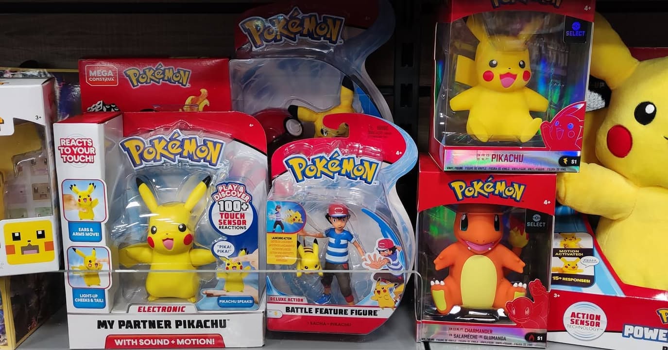 Pokémon toys and collectables in stock