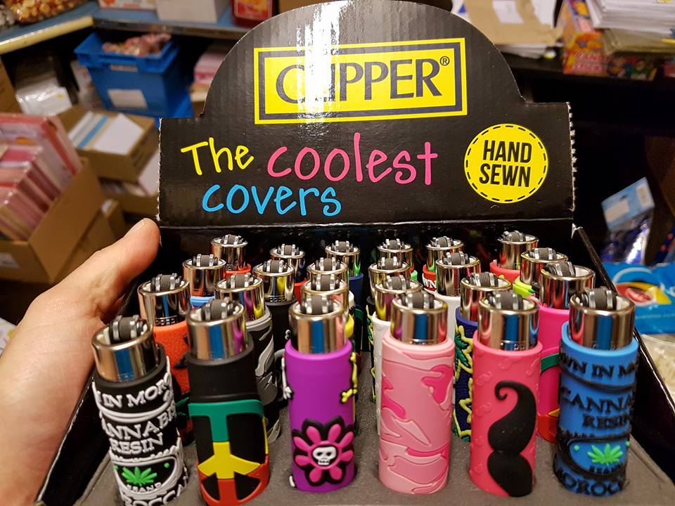 New Clipper lighters with rubber cases