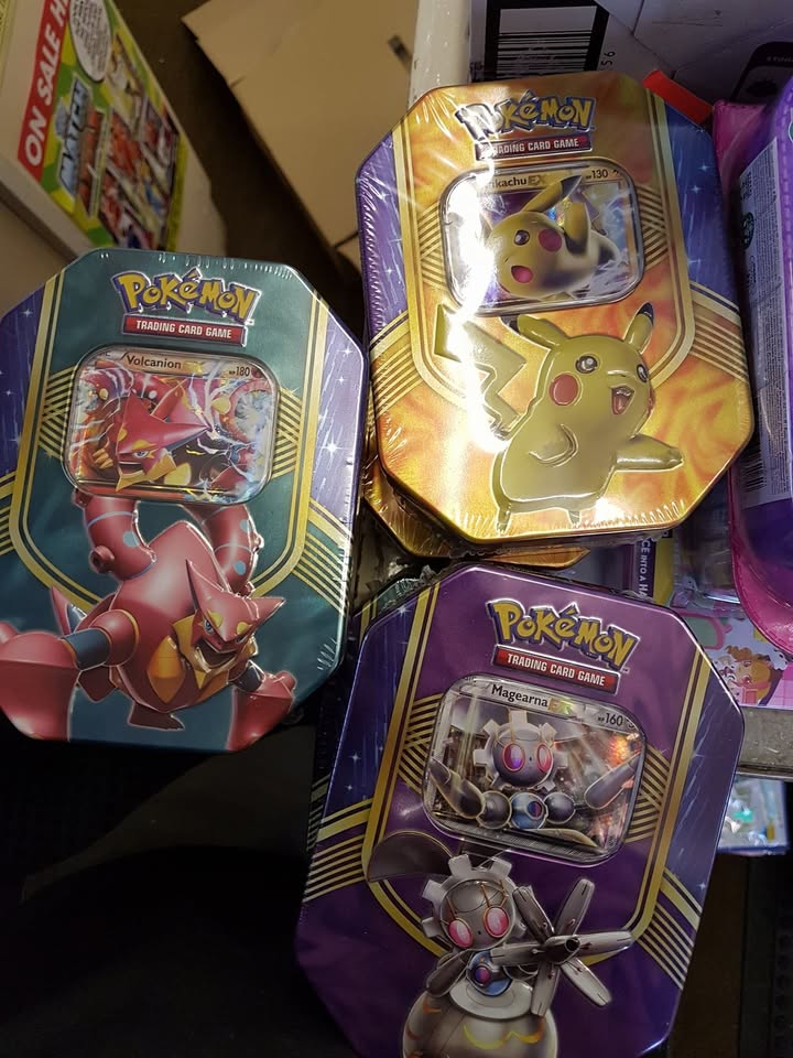 Pokémon EX tins back in stock