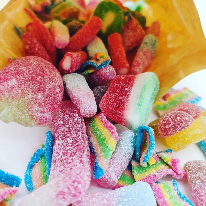 Pick 'n' Mix bags—over half a kilo for £5