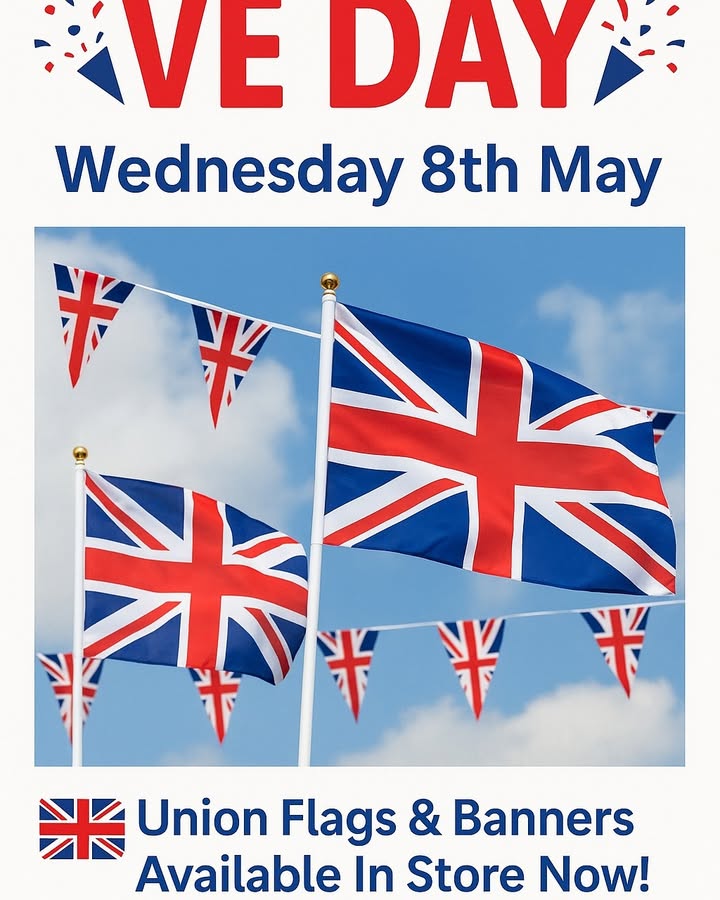 VE Day Party Supplies – Wednesday 8th May