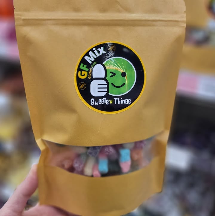 Five flavours of half-kilo sweet mixes in store