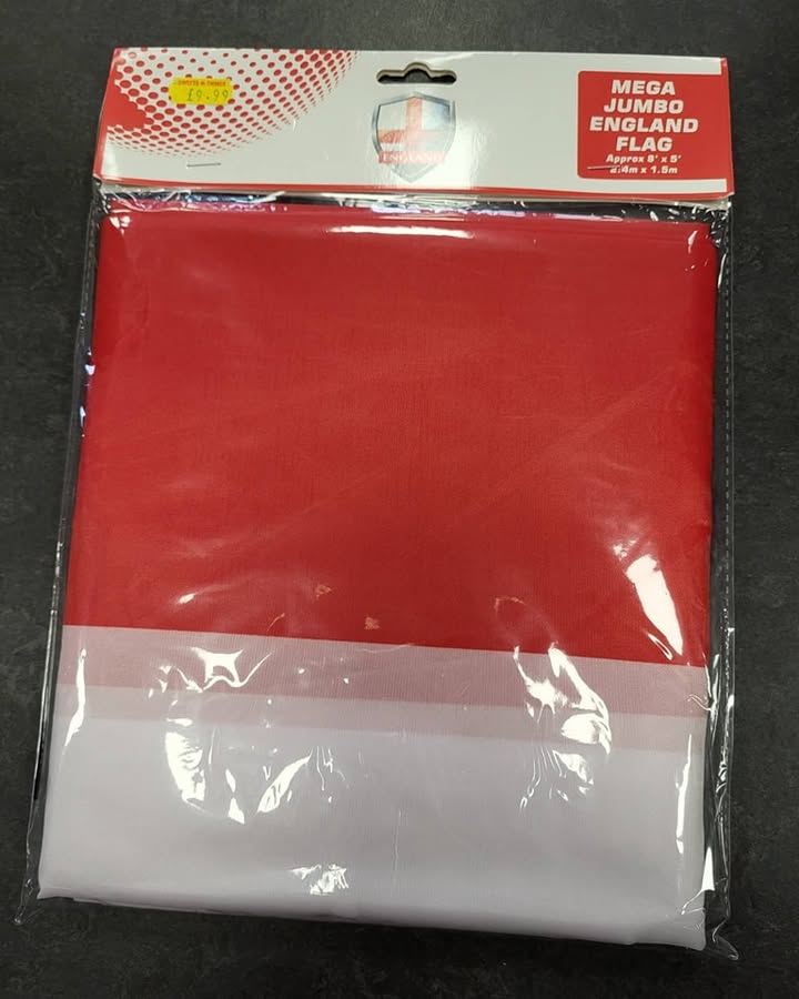 Giant England flags—last few in stock