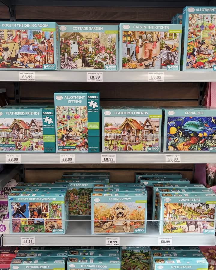 Otter House jigsaws—20 designs in stock