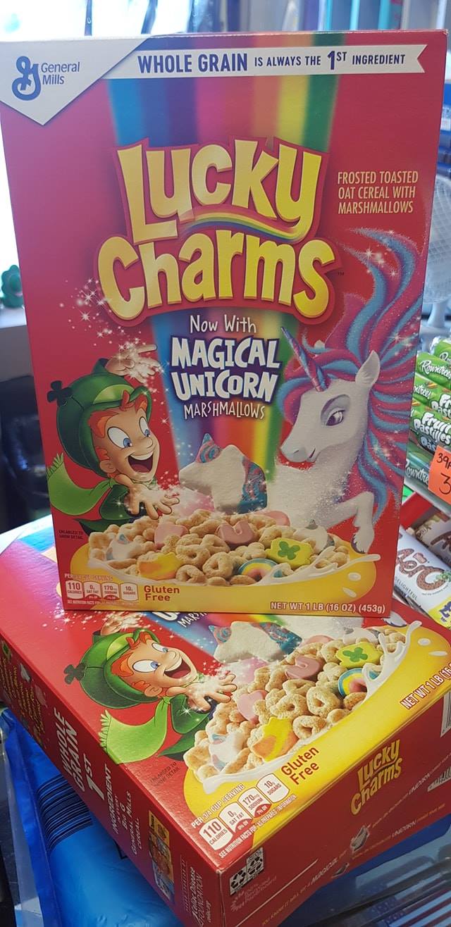 Lucky Charms in stock now – a cheeky bargain