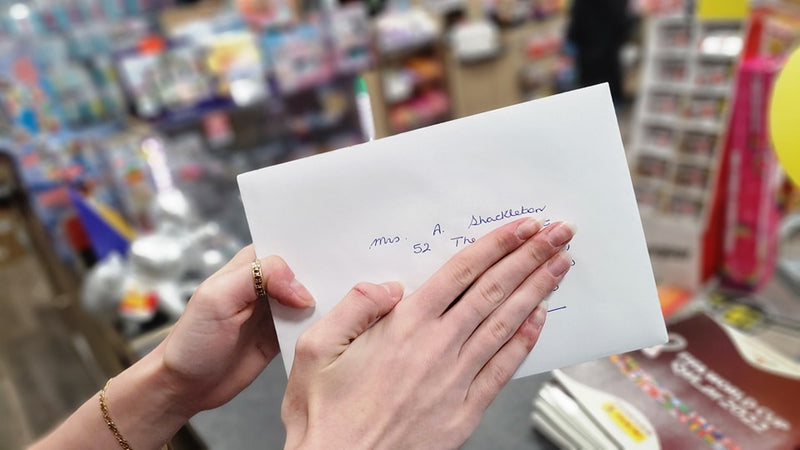 Lost letter found in store