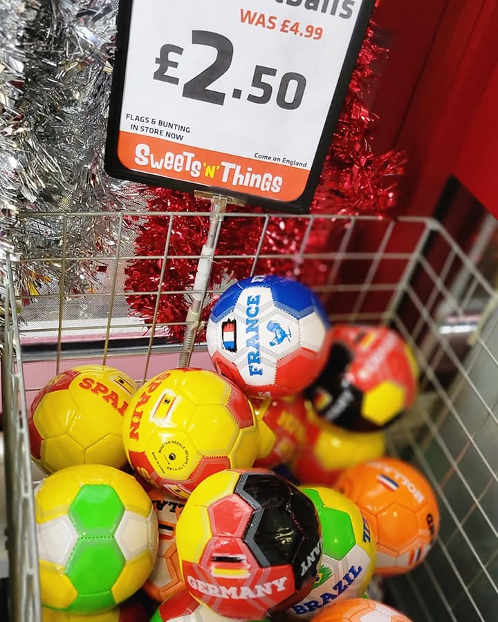World Cup mini footballs now £2.50