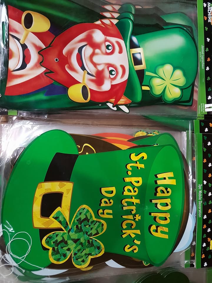 St Patrick's Day decorations to order