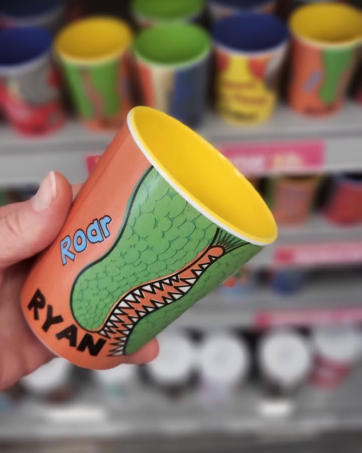 Name cups now just 50p