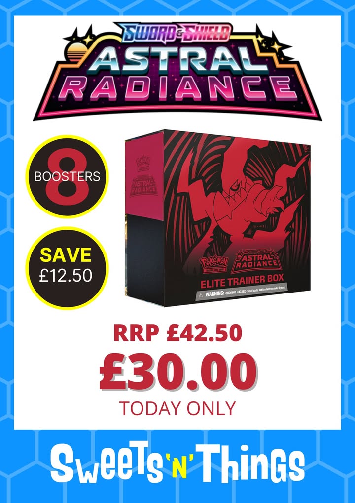 Pokémon Astral Radiance Elite Trainer Box on sale