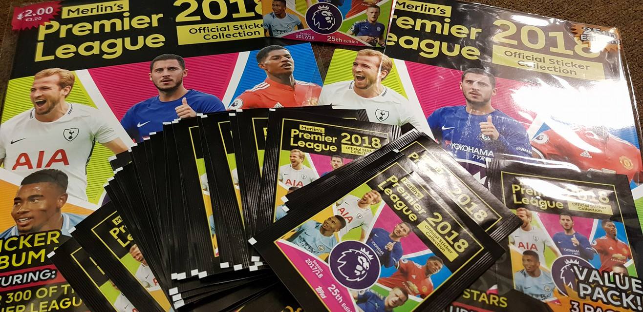 Premier League stickers by Merlin – now in stock