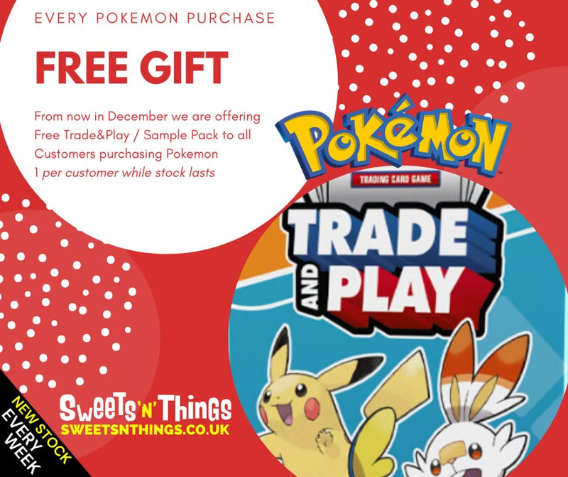 Free gift with every Pokémon purchase this December