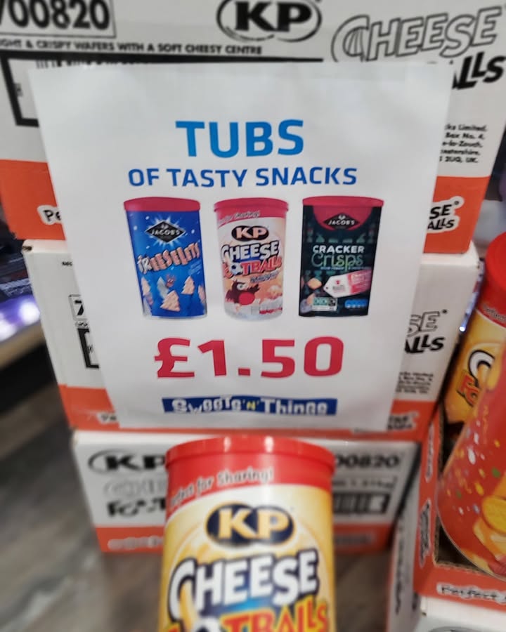 KP Cheese Footballs are back in stock