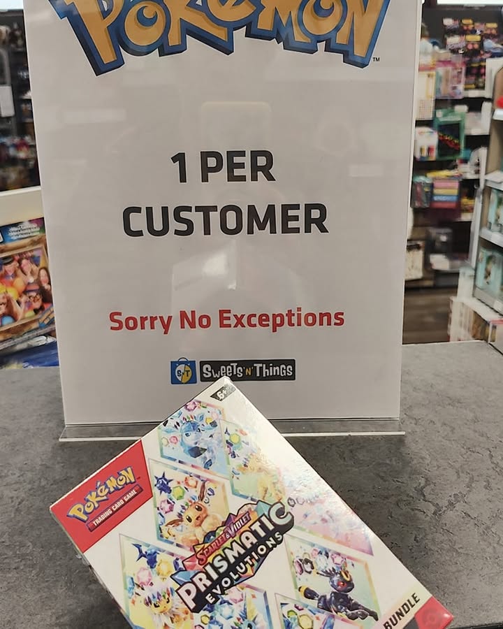 Pokémon Prismatic Evolution Bundle – Tomorrow at 9 AM
