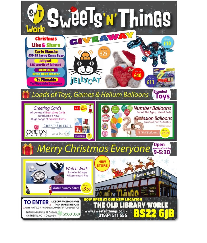 Christmas giveaway – win big at Sweets 'n' Things