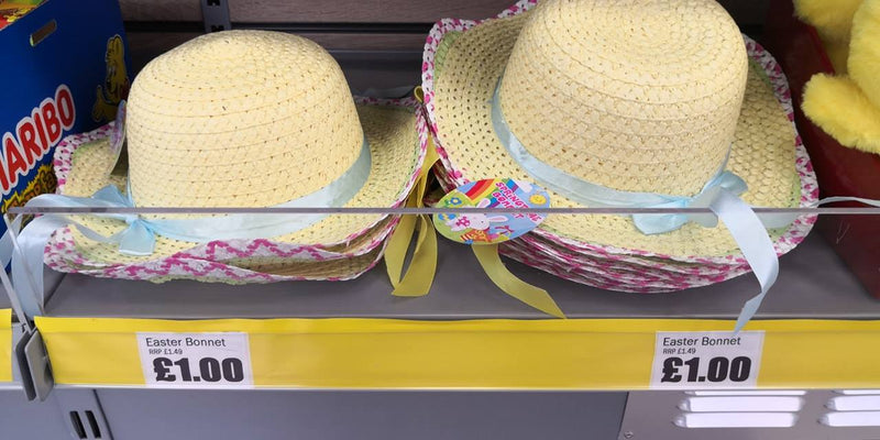 Easter bonnets in stock now