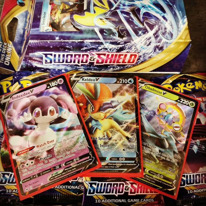 New Pokémon Sword & Shield V cards in stock
